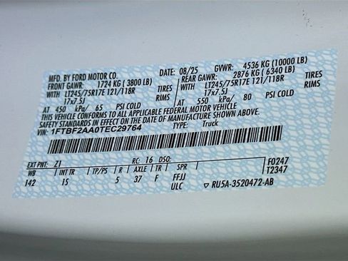 New 2026 Ford F250 XL w/ XL Chrome Package image 16