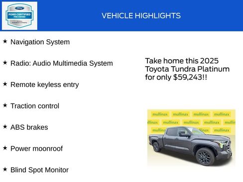Used 2025 Toyota Tundra Platinum AWD/4WD image 18