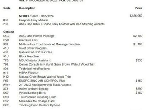 Certified 2023 Mercedes-Benz EQS 580 4MATIC Sedan image 4