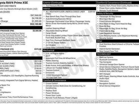 Certified 2024 Toyota RAV4 XSE w/ Premium Package AWD/4WD image 40
