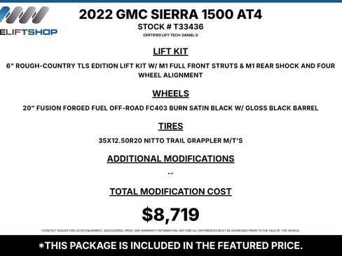 Used 2022 GMC Sierra 1500 AT4 AWD/4WD image 2