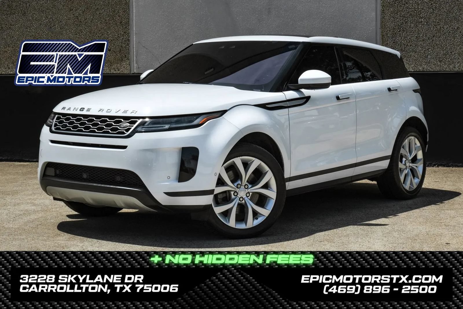 Used 2020 Land Rover Range Rover Evoque SE AWD/4WD image 1