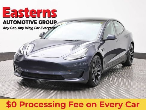 Used 2022 Tesla Model 3 Performance AWD/4WD image 1