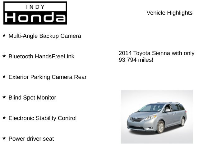 Used 2014 Toyota Sienna XLE FWD image 7