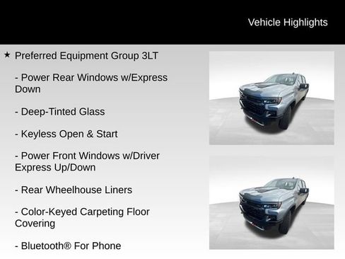 Used 2023 Chevrolet Silverado 1500 ZR2 w/ Technology Package AWD/4WD image 3