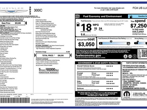 Used 2023 Chrysler 300 C RWD image 2