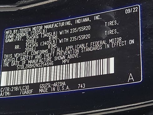 Used 2022 Toyota Highlander XSE w/ Protection Package #3 (TMS) image 26