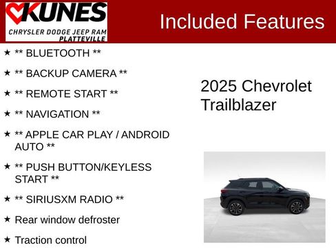 Used 2025 Chevrolet TrailBlazer LT FWD image 2