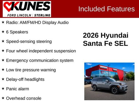 Used 2026 Hyundai Santa Fe SEL AWD/4WD image 3