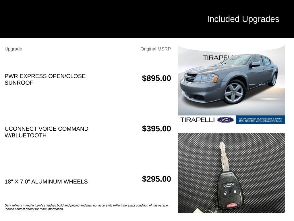 Used 2012 Dodge Avenger SXT FWD image 12