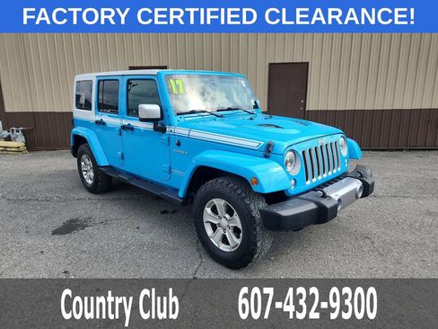 Used 2017 Jeep Wrangler Unlimited Sahara w/ Quick Order Package 24E Chief AWD/4WD image 1