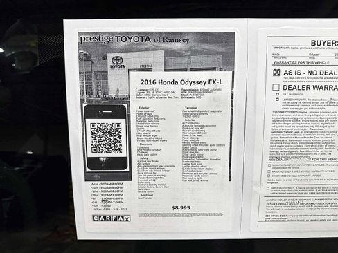 Used 2016 Honda Odyssey EX-L image 13