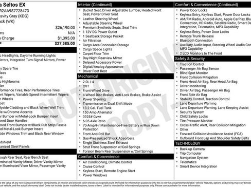 Used 2025 Kia Seltos EX image 37