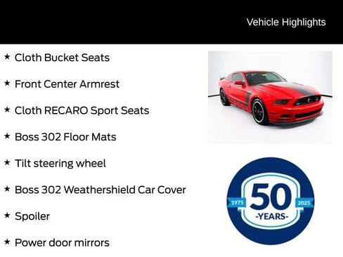 Used 2013 Ford Mustang Boss 302 w/ Boss 302 Accessory Pkg RWD image 11