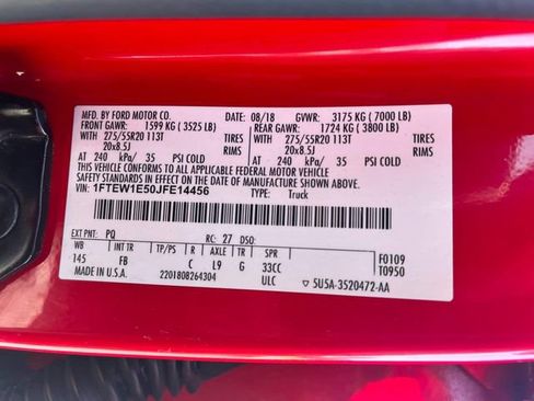 Used 2018 Ford F150 XLT w/ Equipment Group 302A Luxury image 7