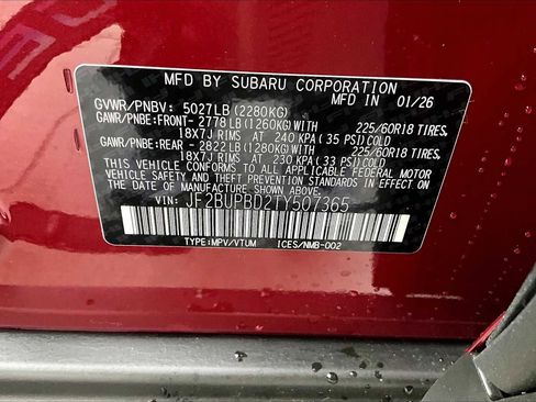 New 2026 Subaru Outback Premium AWD/4WD image 19