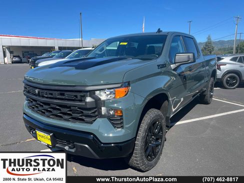 New 2026 Chevrolet Silverado 1500 Custom Trail Boss w/ Dark Appearance Package image 1