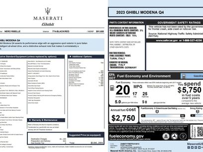 Used 2023 Maserati Ghibli Modena Q4