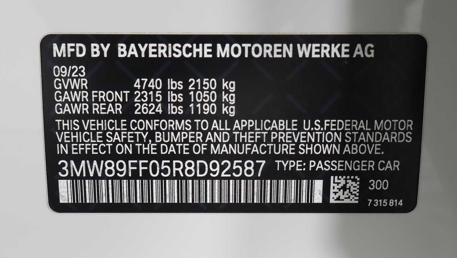 Used 2024 BMW 330i xDrive Sedan w/ Premium Package AWD/4WD image 33