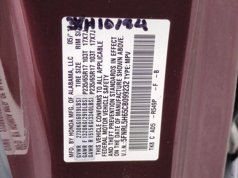 Used 2012 Honda Odyssey EX-L image 34