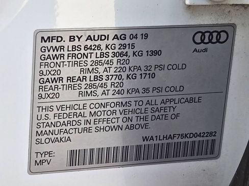 Used 2019 Audi Q7 2.0T Premium Plus w/ Premium Plus Package AWD/4WD image 28