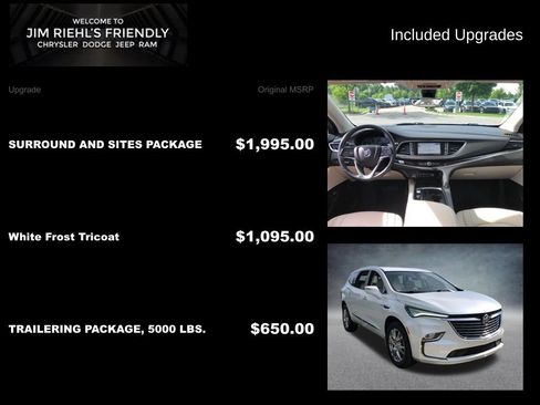 Used 2022 Buick Enclave Premium w/ Surround and Sites Package FWD image 11