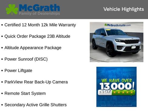 Used 2023 Jeep Grand Cherokee Altitude AWD/4WD image 6