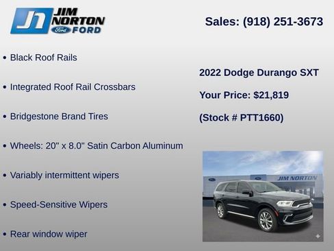 Used 2022 Dodge Durango SXT w/ Anodized Platinum Package AWD/4WD image 37