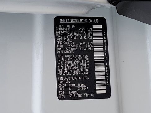 New 2026 Nissan Rogue Platinum w/ Platinum Premium Package image 14