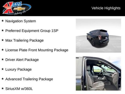 Used 2024 Chevrolet Tahoe RST w/ Luxury Package AWD/4WD image 2