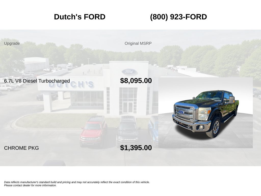 Used 2013 Ford F250 Lariat w/ Chrome Pkg AWD/4WD image 5