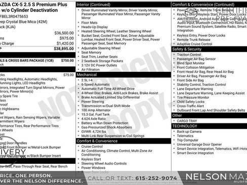 Certified 2024 MAZDA CX-5 AWD 2.5 S image 2