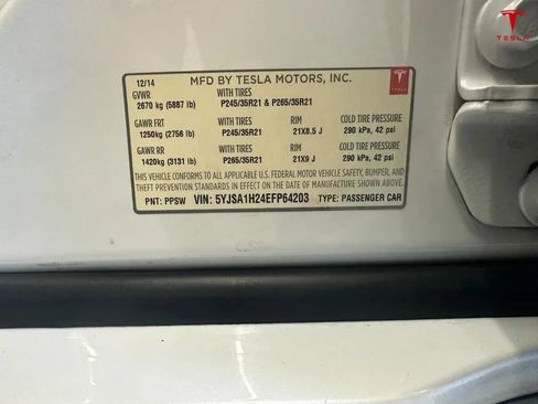 Used 2014 Tesla Model S P85D AWD/4WD image 10