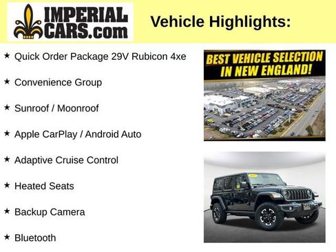 Used 2025 Jeep Wrangler Unlimited Rubicon 4xe w/ Convenience Group AWD/4WD image 8