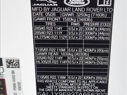 New 2026 Land Rover Range Rover Sport SV AWD/4WD image 17