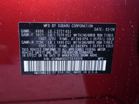 New 2026 Subaru Ascent Premium image 39