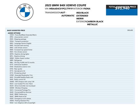 Used 2023 BMW 840i xDrive Coupe AWD/4WD image 75