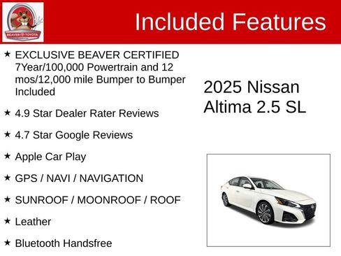 Used 2025 Nissan Altima 2.5 SL FWD image 4