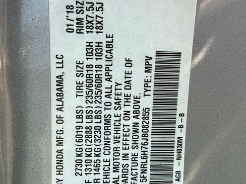 Used 2018 Honda Odyssey EX-L image 49