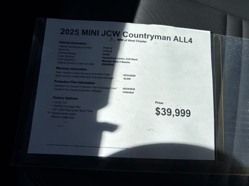 Used 2025 MINI Cooper Countryman John Cooper Works w/ Comfort Package Max AWD/4WD image 18
