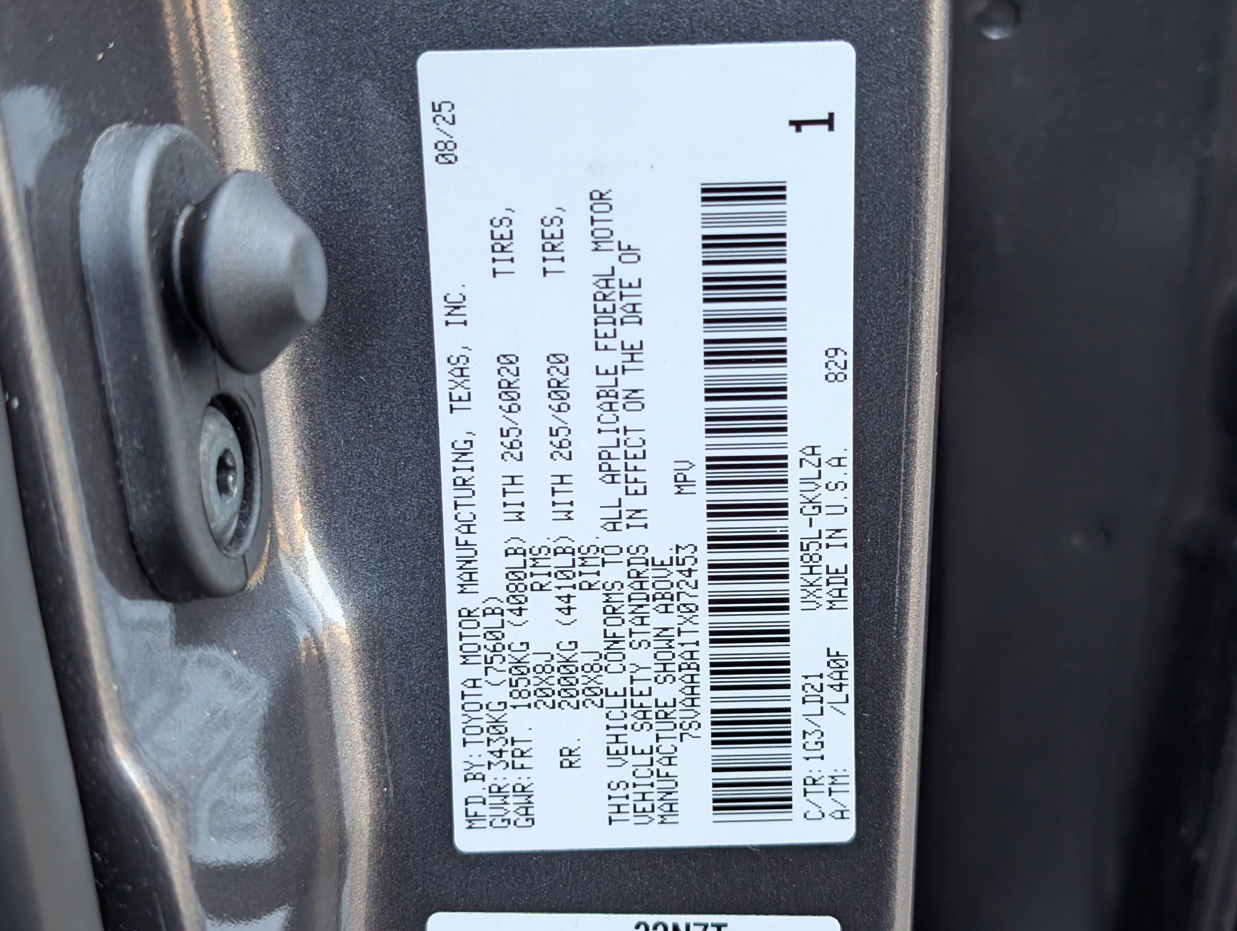 Used 2026 Toyota Sequoia Limited AWD/4WD image 42