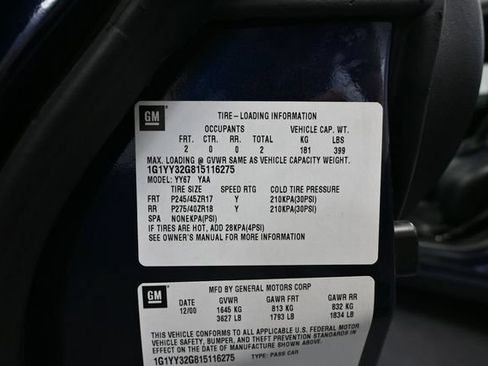 Used 2001 Chevrolet Corvette Convertible RWD image 36