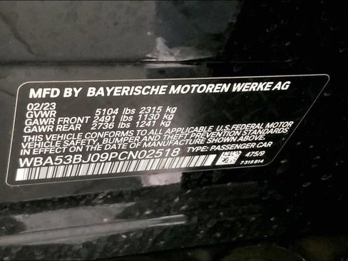 Used 2023 BMW 540i w/ Executive Package RWD image 13