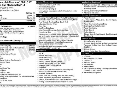 Used 2019 Chevrolet Silverado 1500 LT w/ All Star Edition AWD/4WD image 31