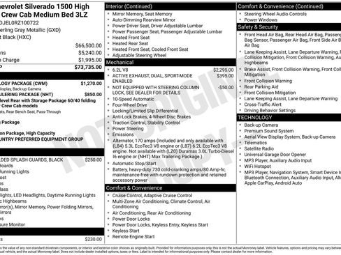 Used 2024 Chevrolet Silverado 1500 High Country w/ Technology Package AWD/4WD image 28