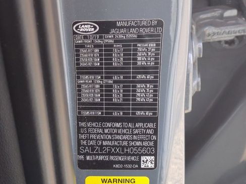 Used 2020 Land Rover Range Rover Evoque First Edition AWD/4WD image 26