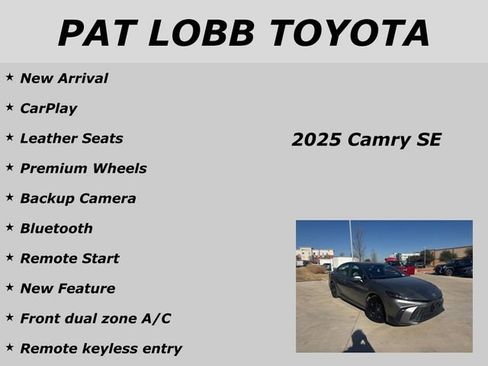 Used 2025 Toyota Camry SE w/ Convenience Package image 16