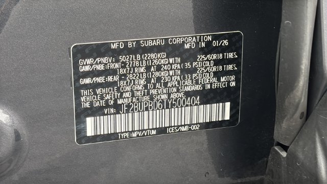 Certified 2026 Subaru Outback Premium AWD/4WD image 27