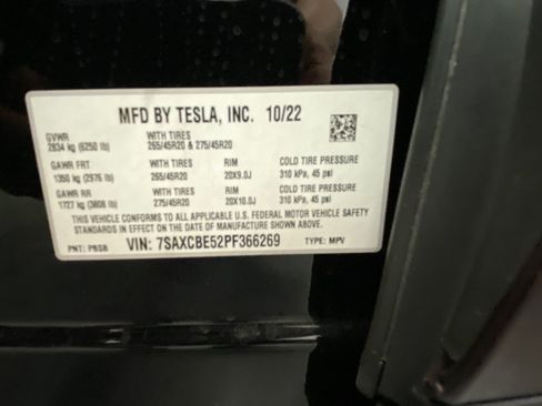 Used 2023 Tesla Model X AWD/4WD image 52