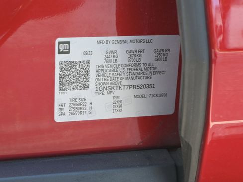 Used 2023 Chevrolet Tahoe High Country w/ Advanced Technology Package image 44